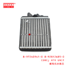 8-97240941-0 8-92812685-0 Heater Unit Core 8972409410 8928126850 Suitable for ISUZU NKR94