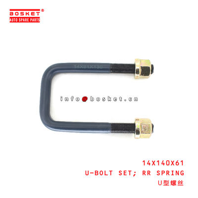 14X140X61 Rear Spring U Bolt Set For ISUZU 14X140X61