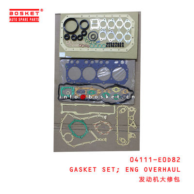 04111-E0D82 Engine Overhaul Gasket Set for ISUZU HINO300 N04C N04CT