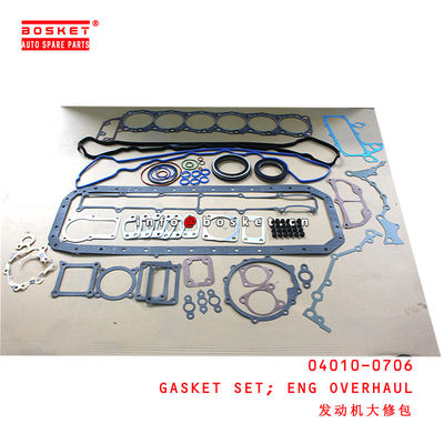 04010-0706 Engine Overhaul Gasket Set for ISUZU HINO J08C