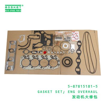 5-87815181-5 GASKET SET; ENG OVERHAUL suitable for ISUZU 5878151815