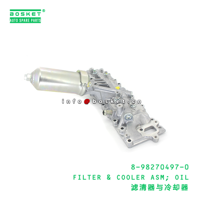 8-98270497-0 FILTER & COOLER ASM; OIL suitable for ISUZU 8982704970