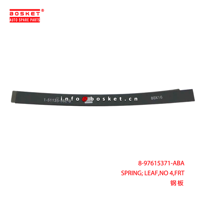 8-97615371-ABA SPRING; LEAF,NO 4,FRT suitable for ISUZU  6WF1 8976153710