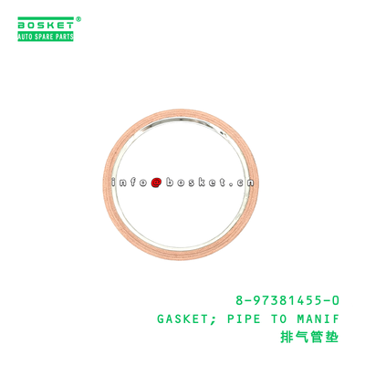 8-97381455-0 GASKET; PIPE TO MANIF suitable for ISUZU NPR66 4HF1 8973814550