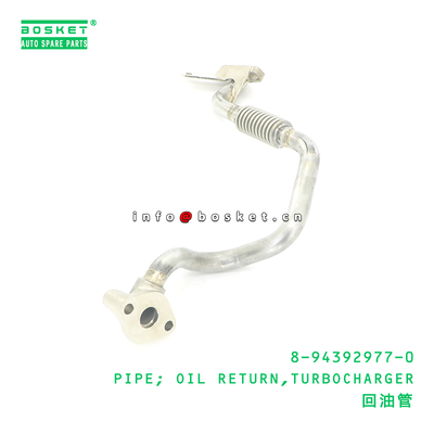 8-94392977-0 PIPE; OIL RETURN,TURBOCHARGER suitable for ISUZU 6HE1-TC 8943929770