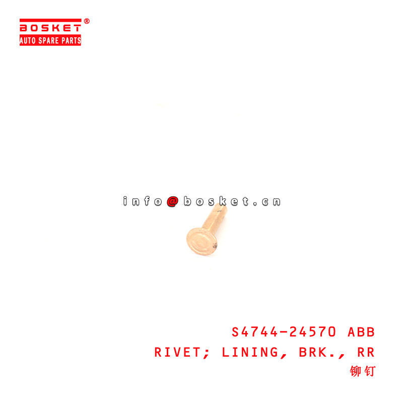 S4744-24570 Rear Brake Lining Rivet suitable for ISUZU HINO500