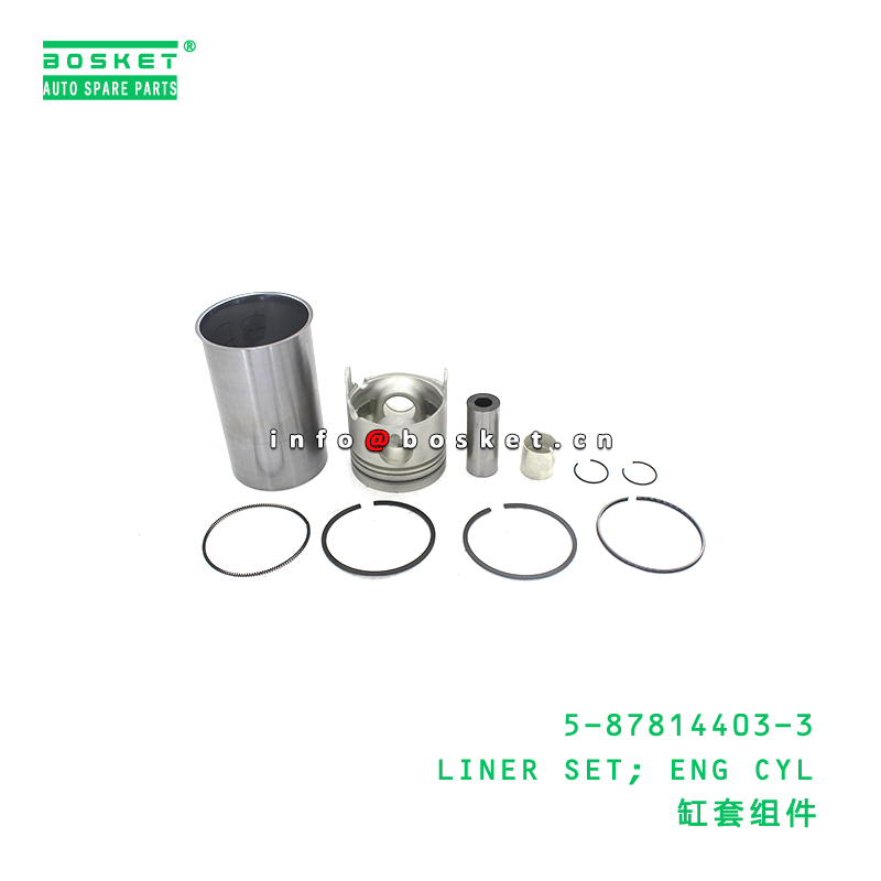 5-87814403-3 LINER SET; ENG CYL suitable for ISUZU 4JA1T 5878144033