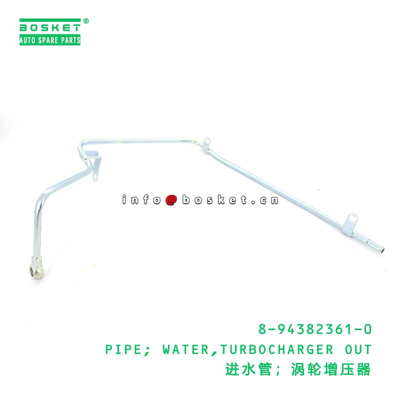 8-94382361-0 PIPE; WATER,TURBOCHARGER OUT suitable for ISUZU 8943823610