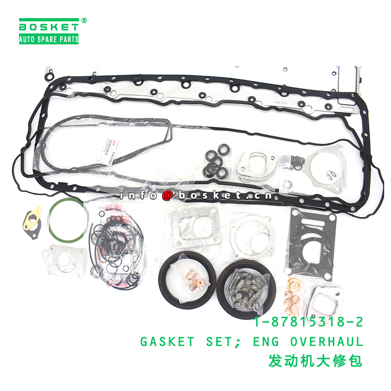 1-87815318-2 GASKET SET; ENG OVERHAUL suitable for ISUZU 1878153182