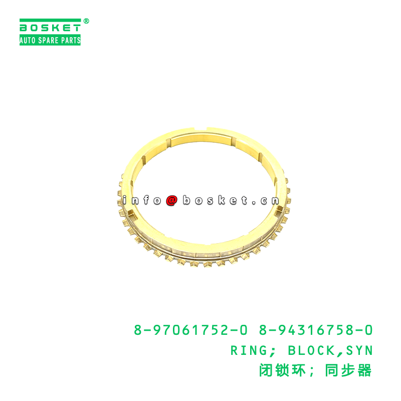 8-97061752-0 8-94316758-0 RING; BLOCK,SYN suitable for ISUZU   8970617520 8943167580