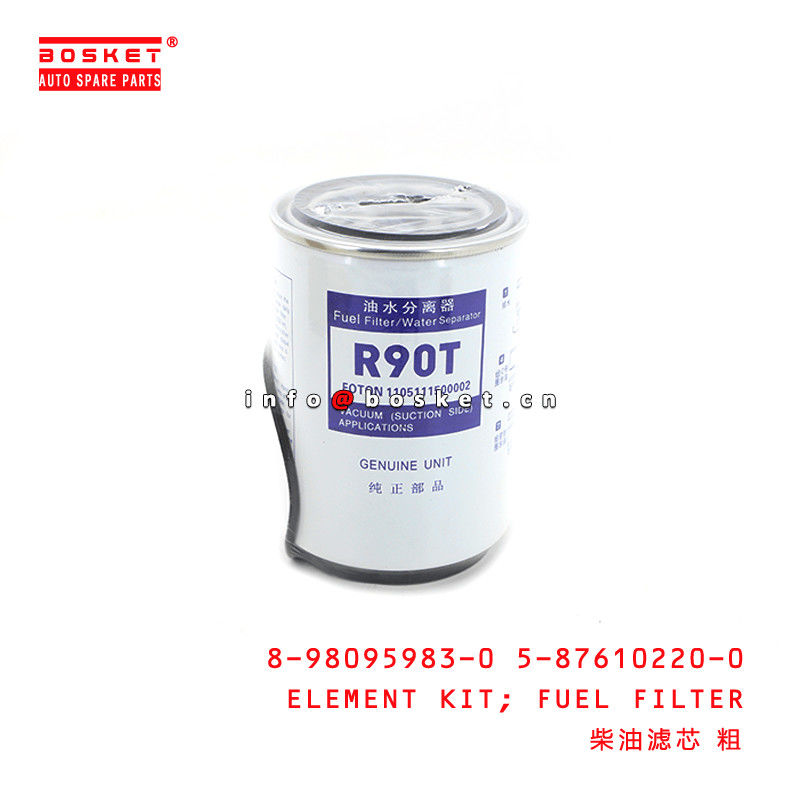 8980959830 587610220B0 8-98095983-0 5-87610220-0 Fuel Filter Element Kit For ISUZU NPR75 4HK1